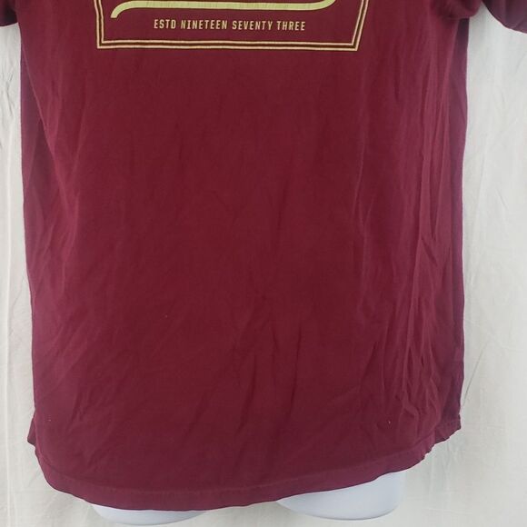 Billabong Men's Medium Burgundy Logo T-Shirt - Picture 5 of 7